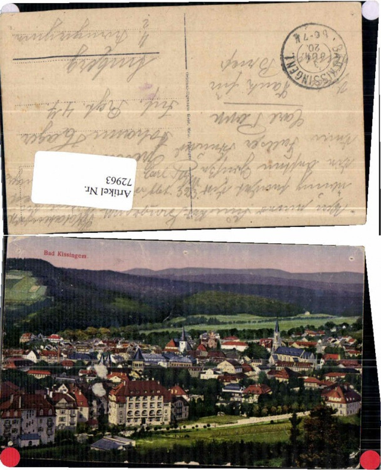 72963,Bad Kissingen Totale 1915