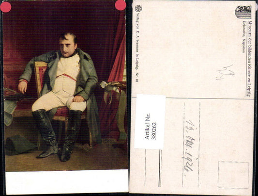 380262,Künstler Ak Delaroche Napoleon Feldherr Uniform Adel