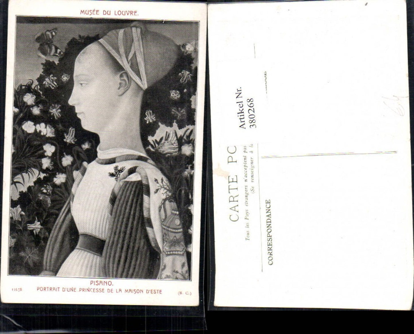 380268,Künstler Ak Pisano Portrait d une Princesse de la Maison D Este Adel