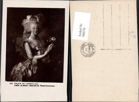 380276,Künstler Ak Elisabeth Vigee-Lebrun Portrait de Marie-Antoinette Adel