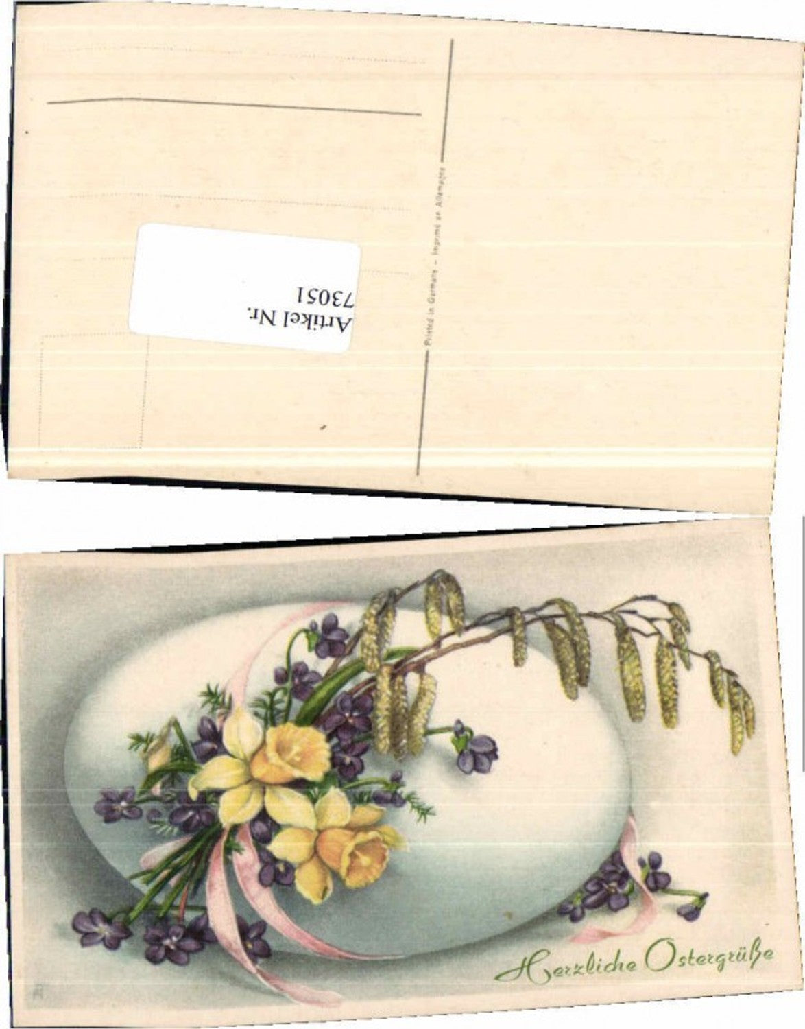 73051,Ostern Osterei Blumen Veilchen