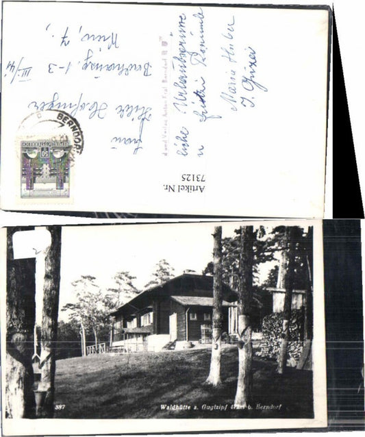 73125,Waldhütte Guglzipf b. Berndorf