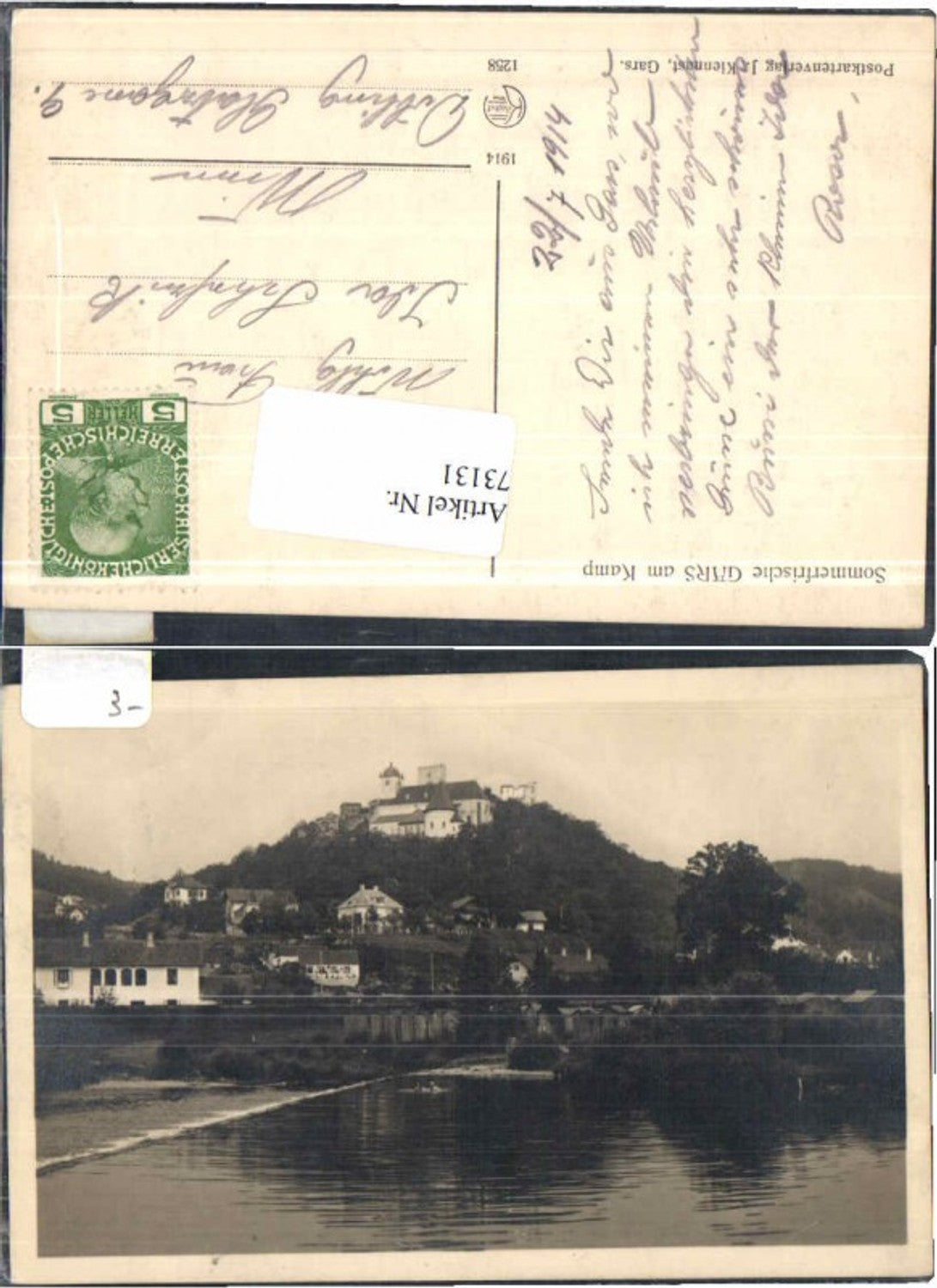 73131,FotoAK Gars am Kamp pub Kilophot 1914