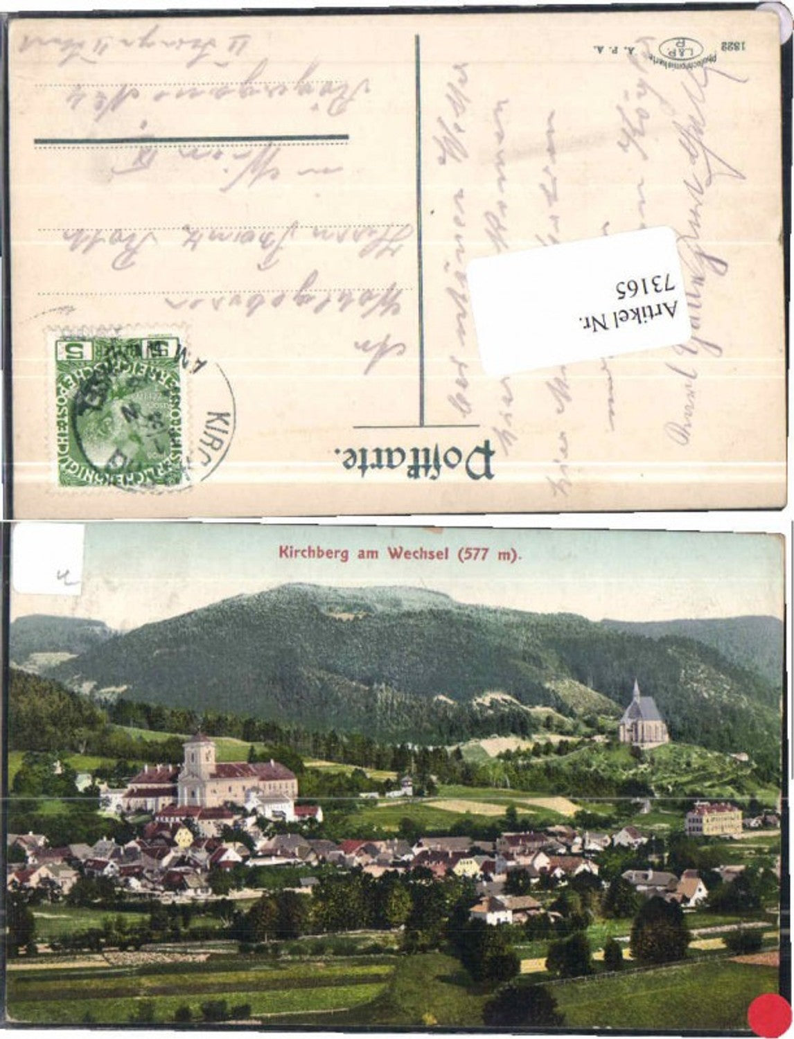 73165,Kirchberg am Wechsel COLOR 1910