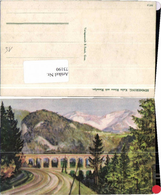 73190,Semmering Viadukt Semmeringbahn Kalte Rinne Lok