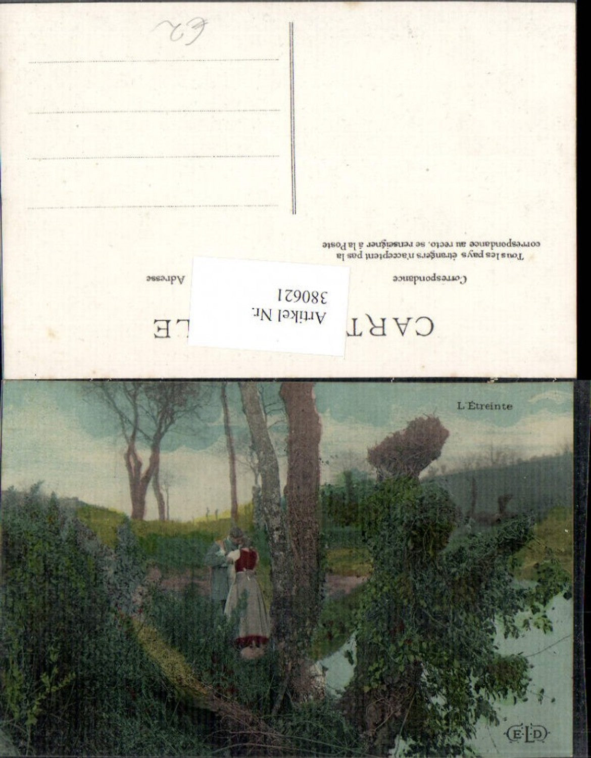 380621,Liebe Paar Kuss Ufer Bach Landschaft L Etreinte