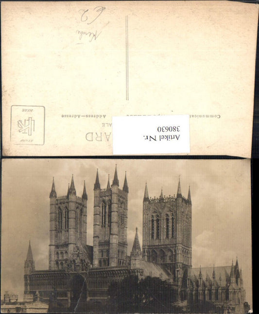 380630,Kirche Kathedrale von Lincoln