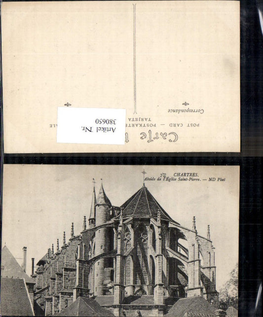 380650,Kirche Chartres Abside de l Eglise Saint-Pierre