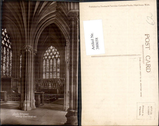 380658,Kirche Lady Chapel Wells Cathedrale Innenansicht