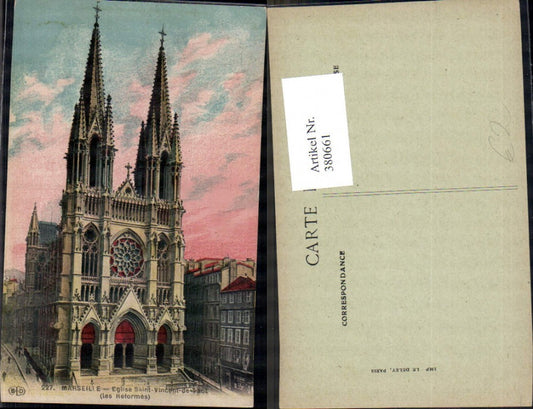 380661,Kirche Marseille Eglise Saint-Vincent-de-Paul