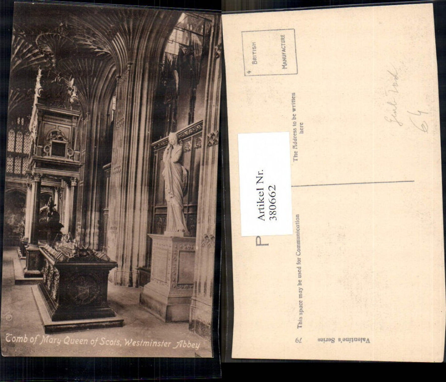 380662,Kirche Tomb of Mary Queen of Scots Westminster Abbey Tod Grab Adel