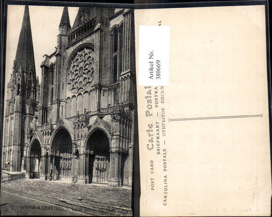 380669,Kirche Cathedrale de Chartres Portail Sud