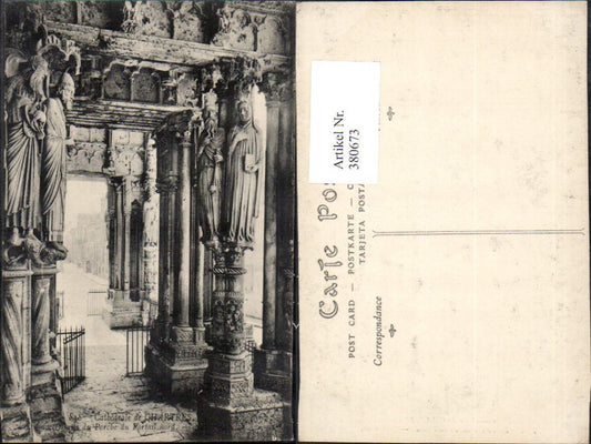 380673,Kirche Chartres La Cathedrale Details du Porche du Portail nord Eingang Detailansicht Säulen