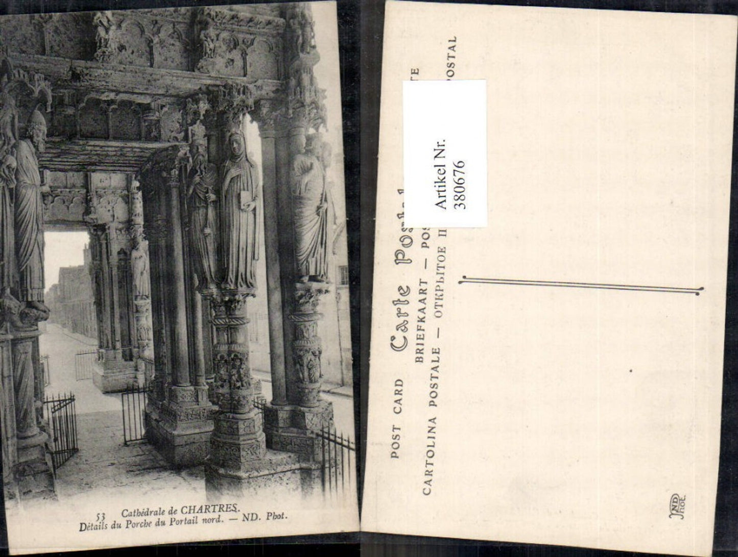 380676,Kirche Cathedrale de Chartres Details du Porche du Portail nord Detailansicht Säulen Eingang