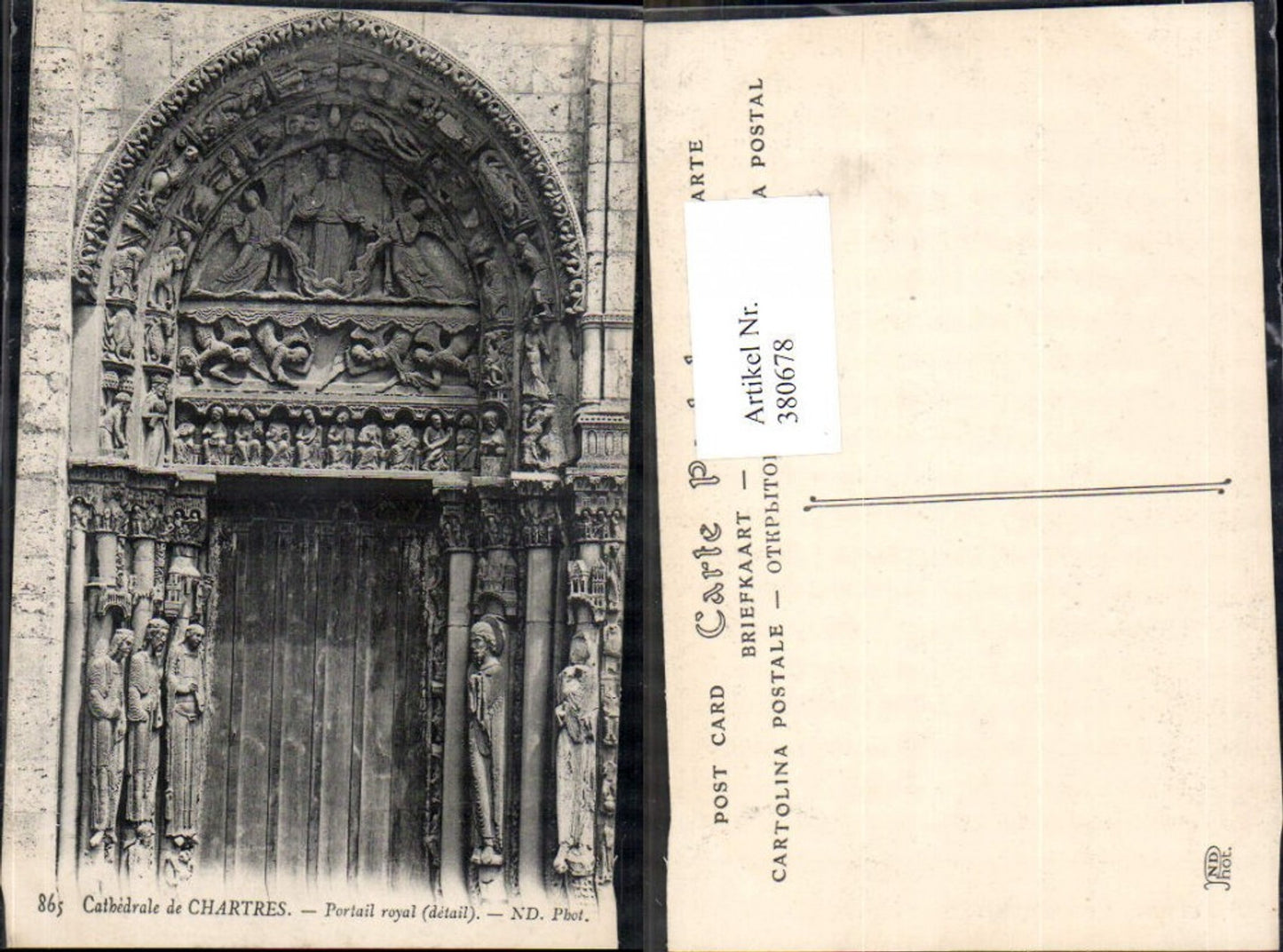 380678,Kirche Cathedrale de Chartres Portail royal Detail Eingang Tür
