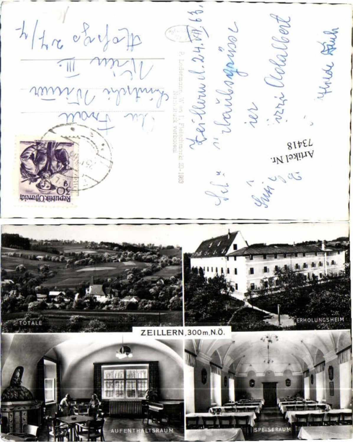 73418,Zeillern b. Amstetten Mehrbildkarte