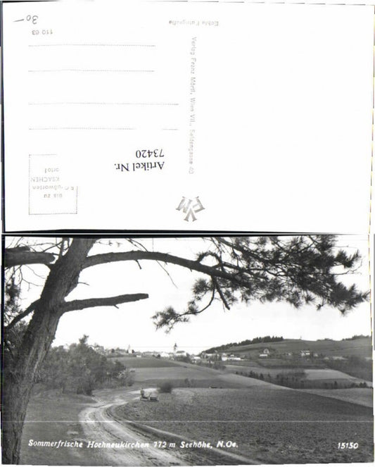 73420,Sommerfrische Hochneukirchen Wegpartie