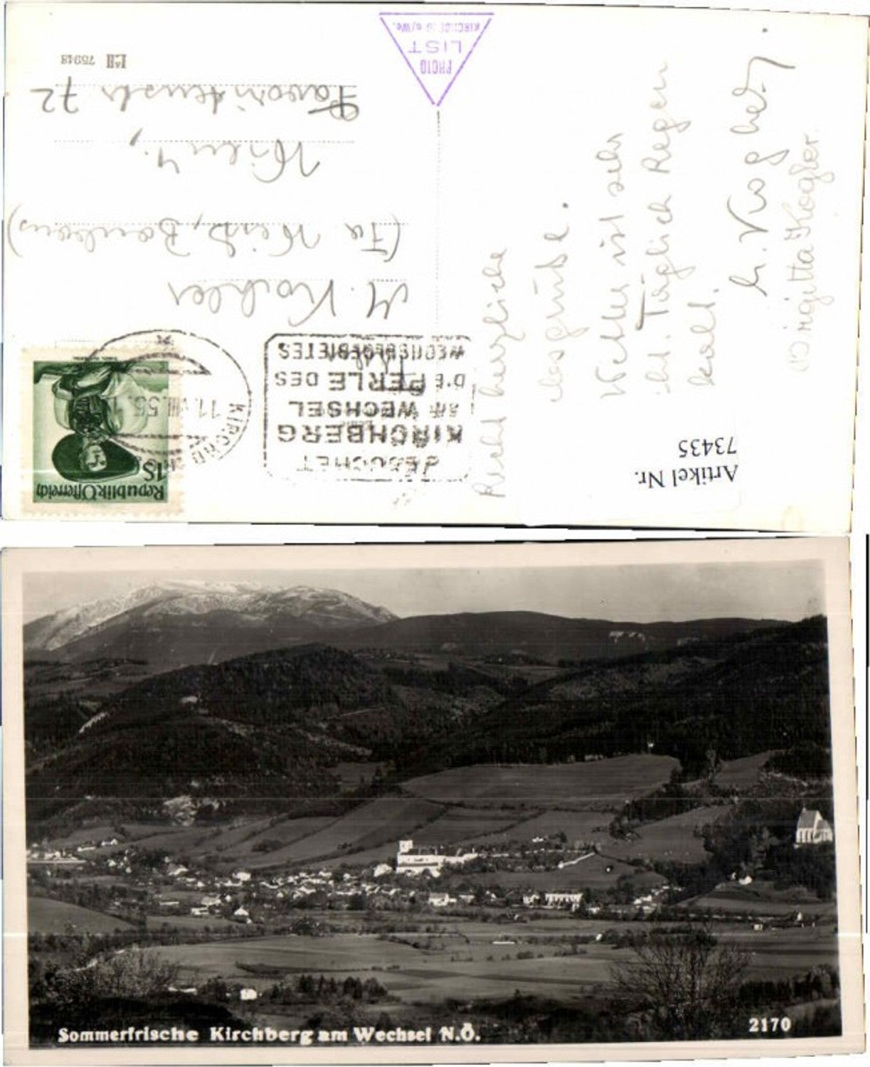 73435,Sommerfrische Kirchberg am Wechsel