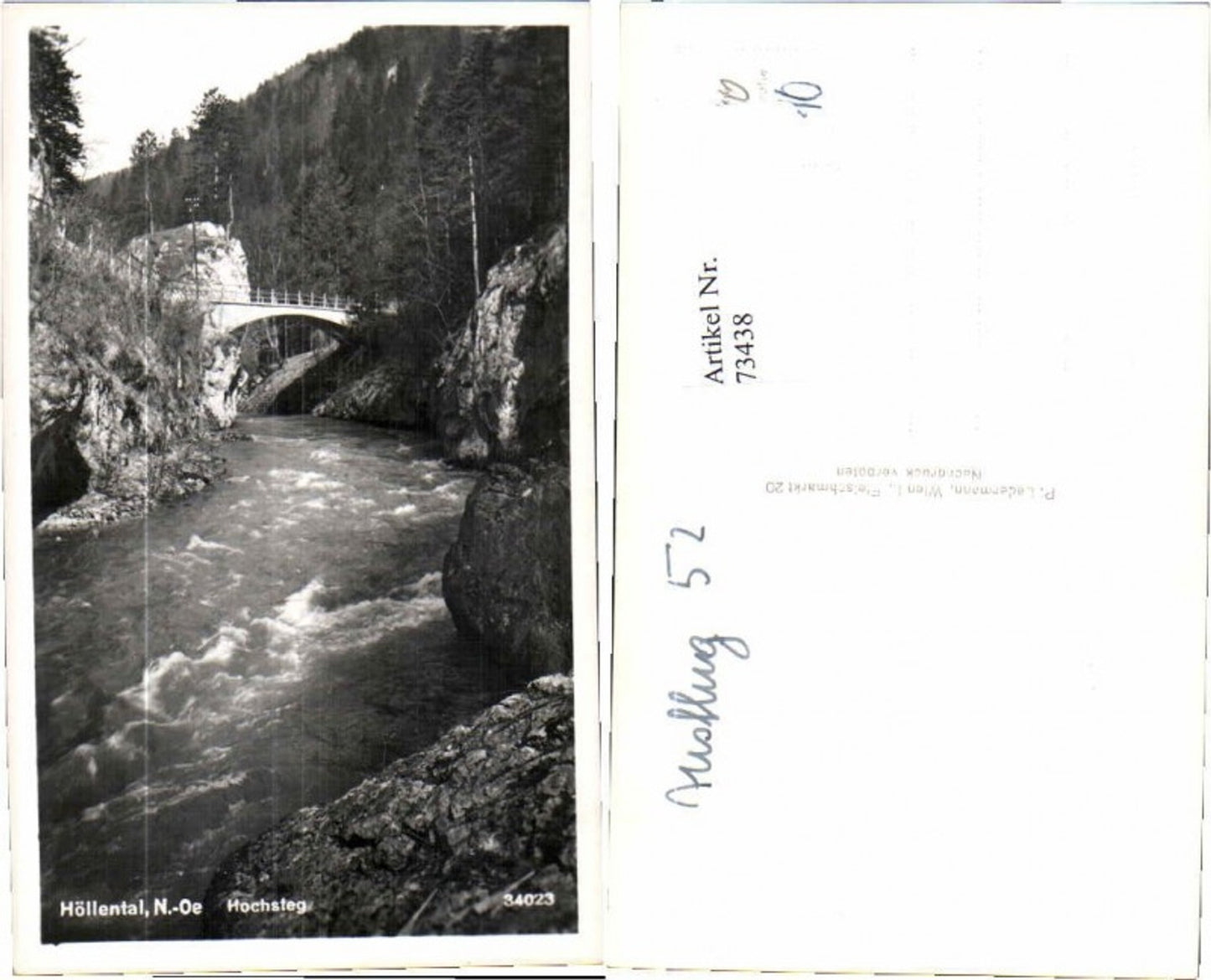 73438,Höllental Schwarzau Nasswald Partie