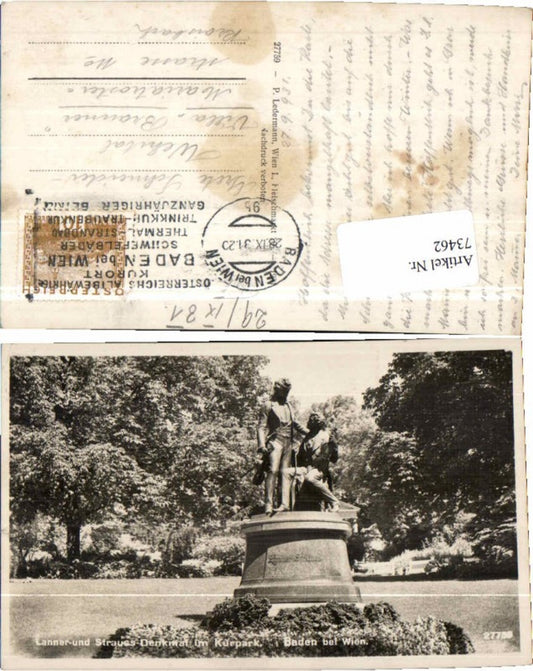 73462,Baden b. Wien Lanner Denkmal