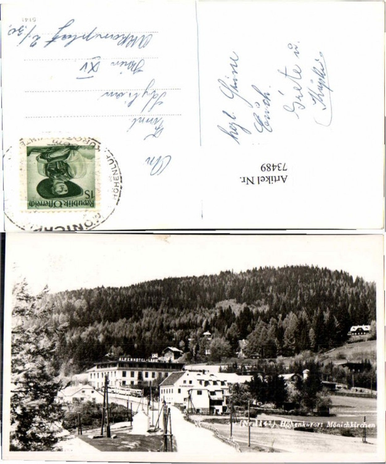 73489,Mönichkirchen Hotel Lang Strassenpartie