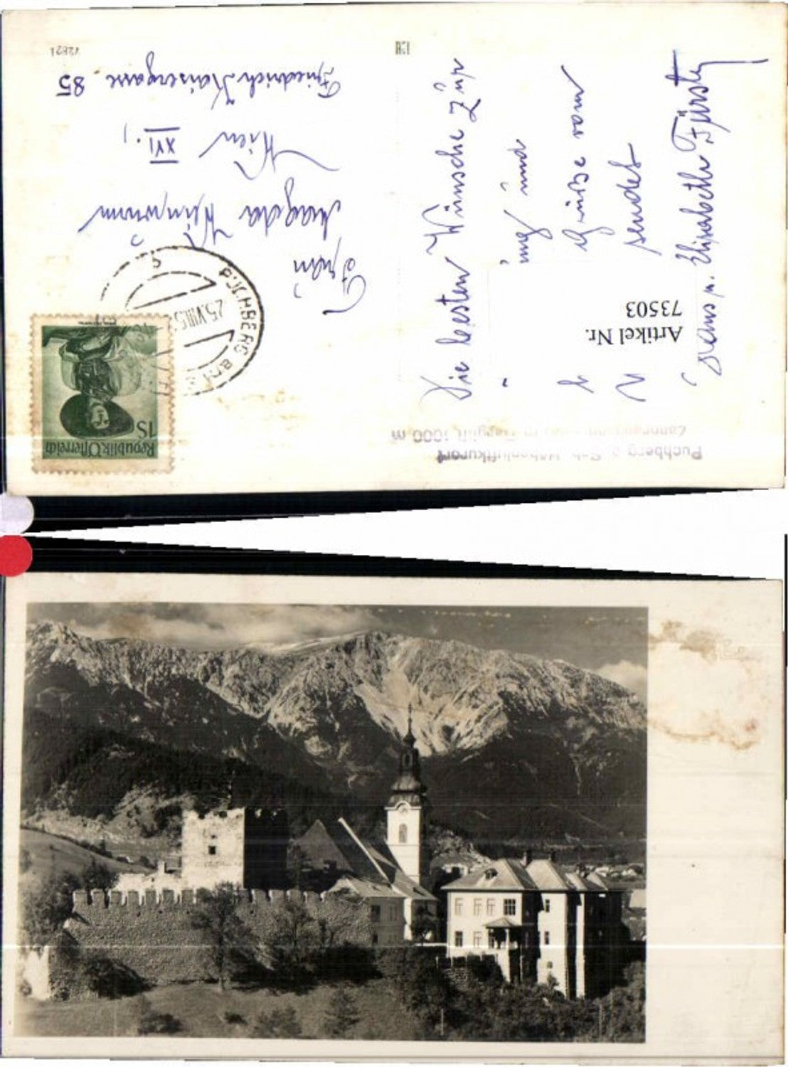 73503,Fotokarte Puchberg am Schneeberg