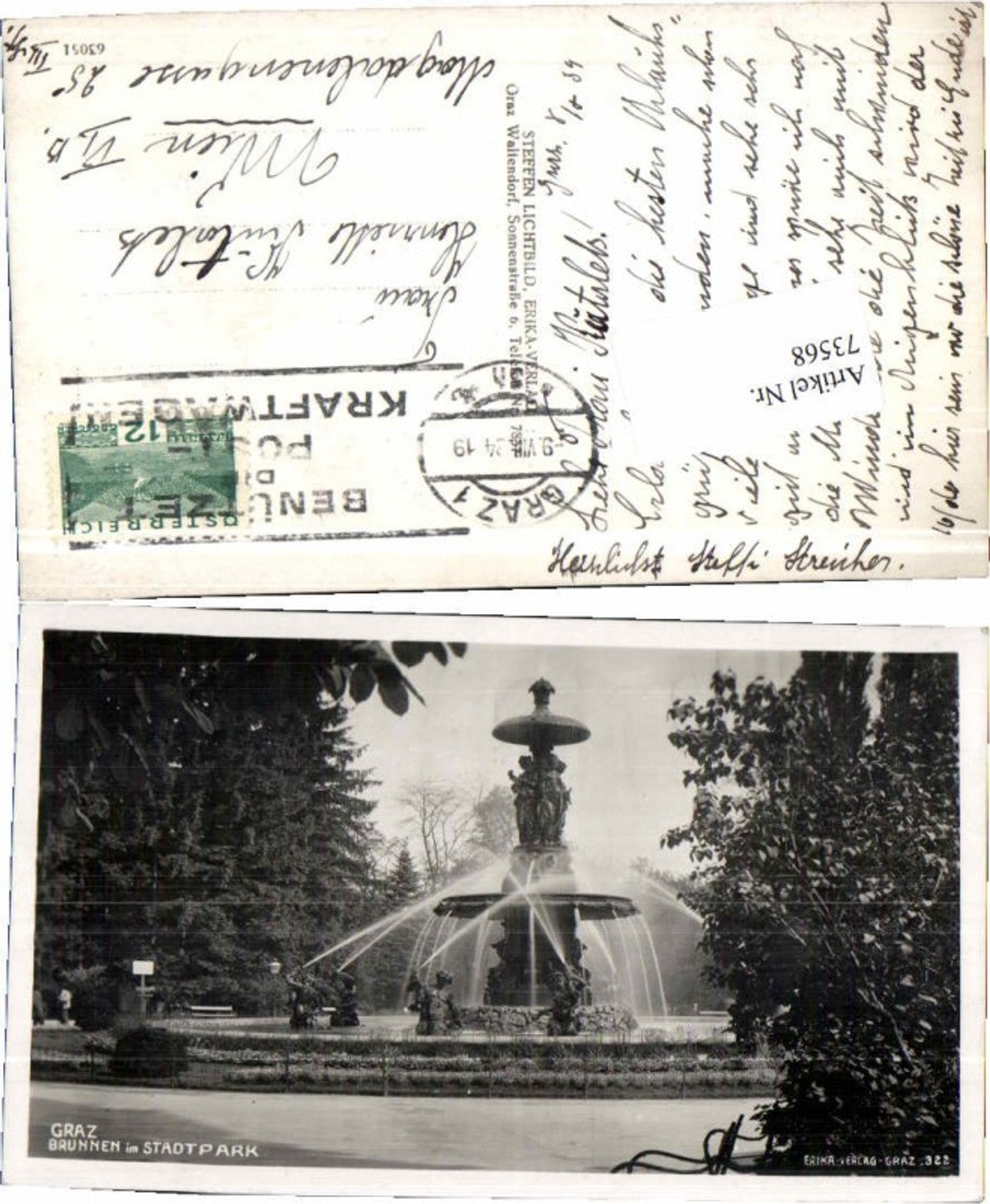 Alte Ansichtskarte – Old Postcard