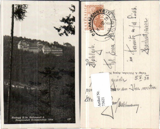 73621,Hochegg Grimmenstein Partie um 1930