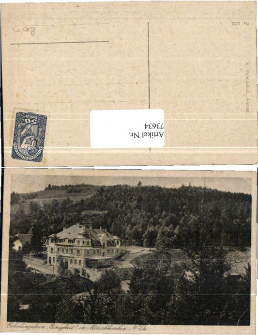 73634,Mönichkirchen Heim Einigkeit 1920