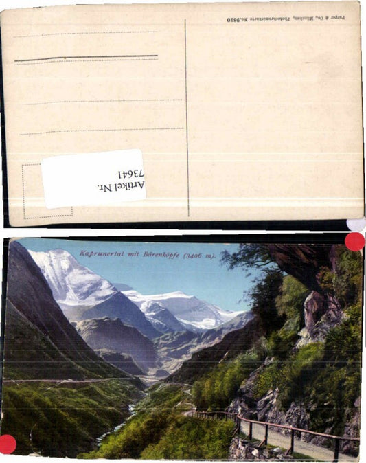 73641,Kaprunertal Kaprun Bärenköpfe Purger Co 9810