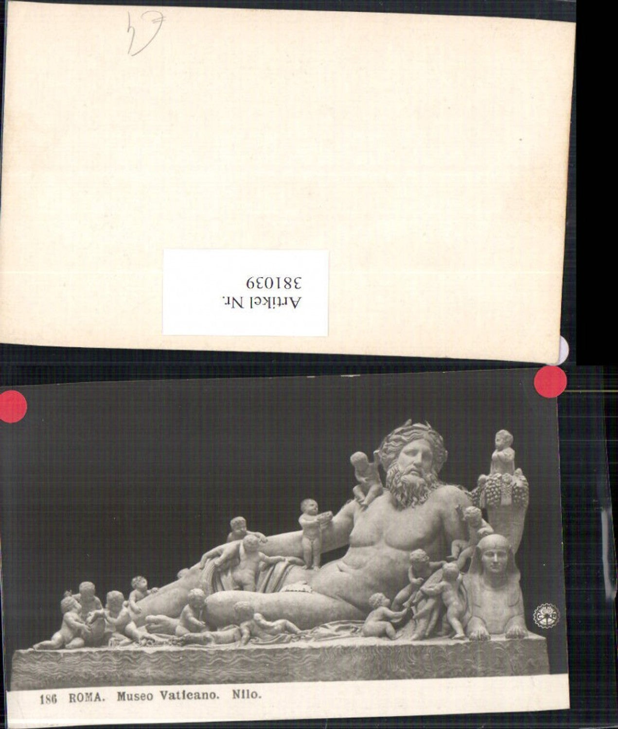381039,Fotokunst Nilo Museo Vaticano Roma Rom Kunst pub NPG CTR 186