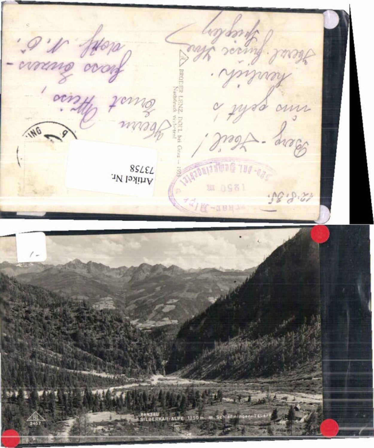 Alte Ansichtskarte – Old Postcard