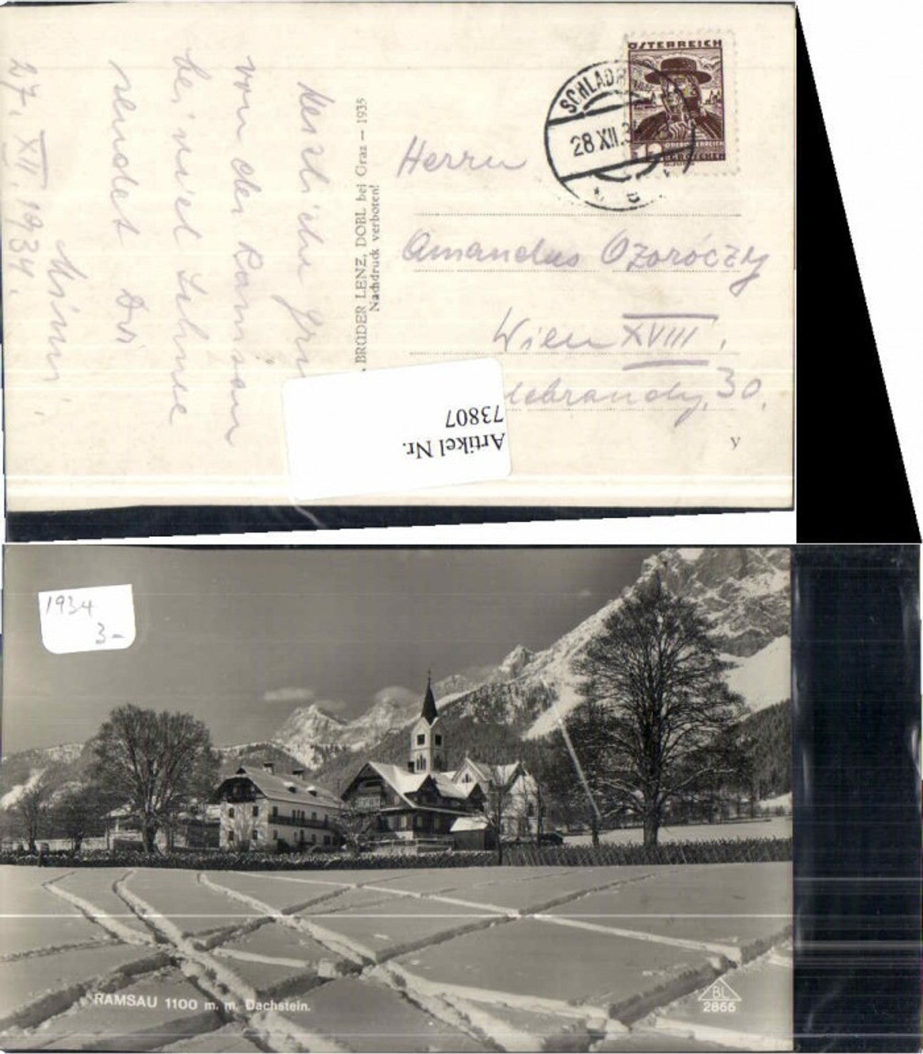 Alte Ansichtskarte – Old Postcard