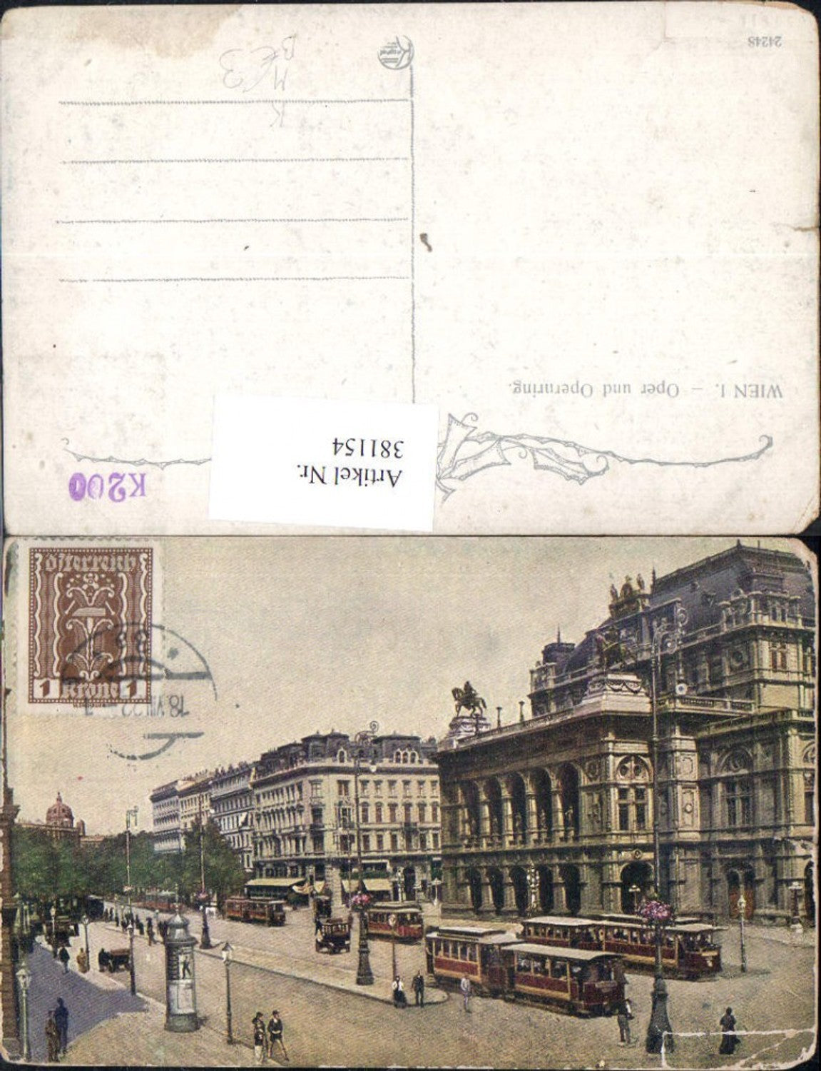 Alte Ansichtskarte – Old Postcard