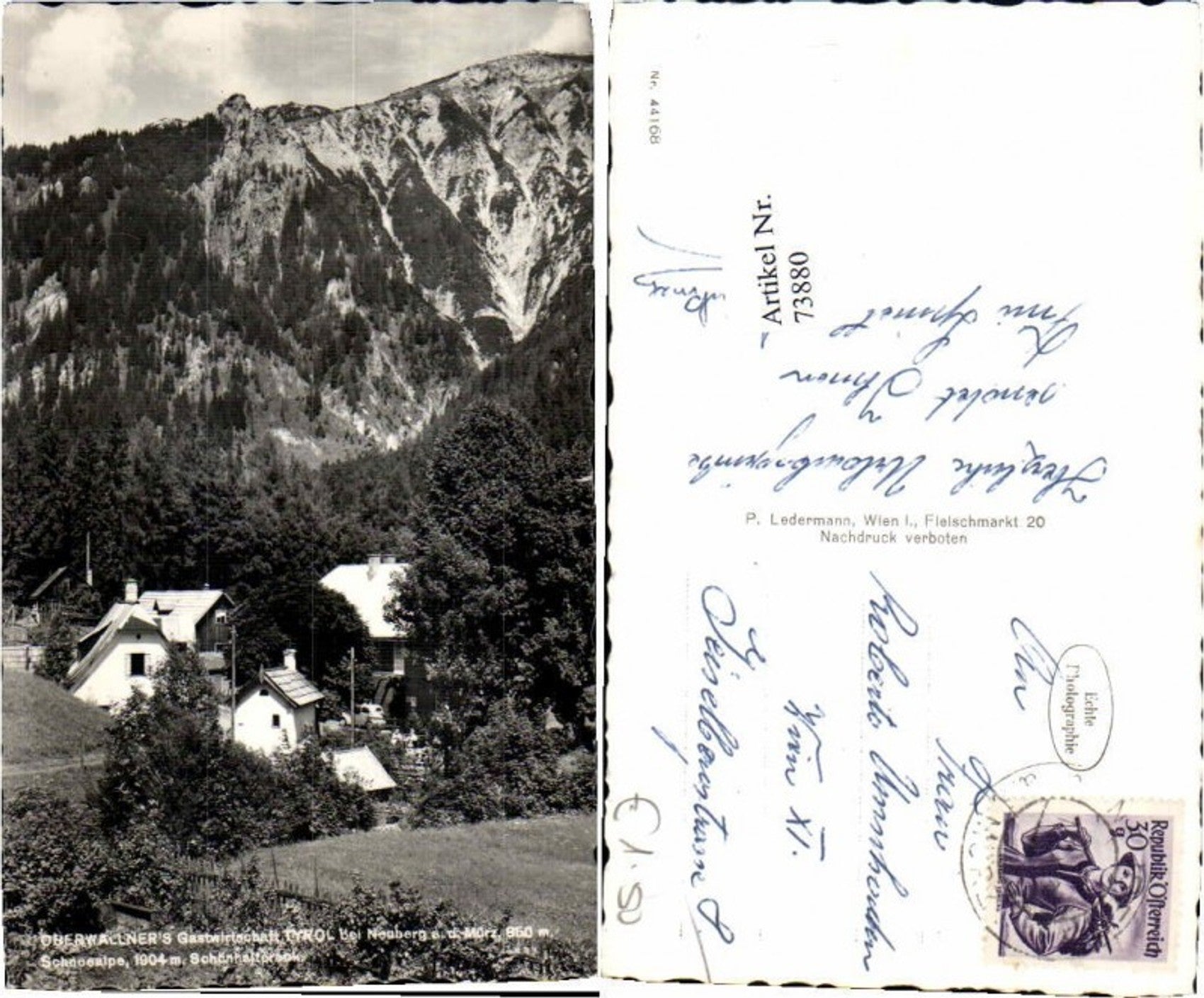 Alte Ansichtskarte – Old Postcard