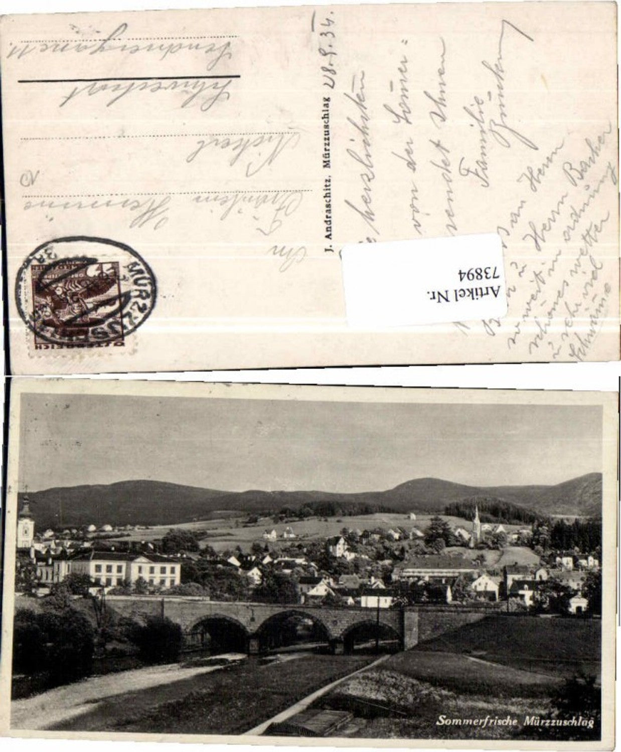 Alte Ansichtskarte – Old Postcard