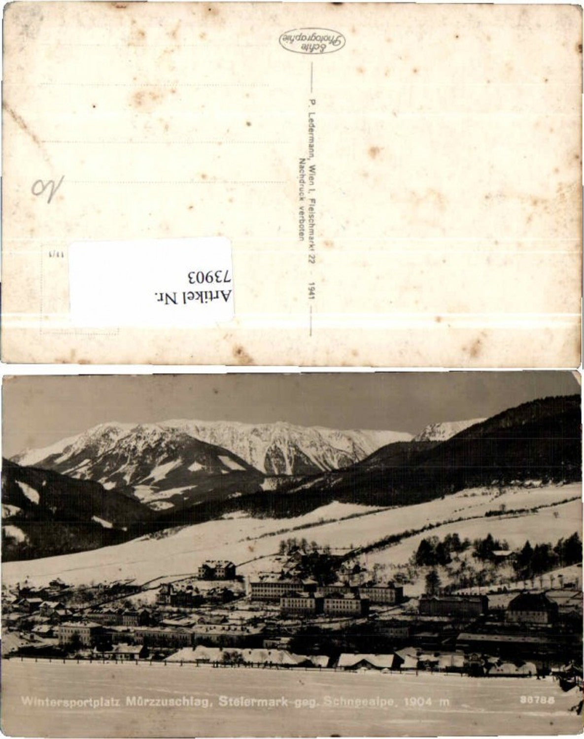 Alte Ansichtskarte – Old Postcard