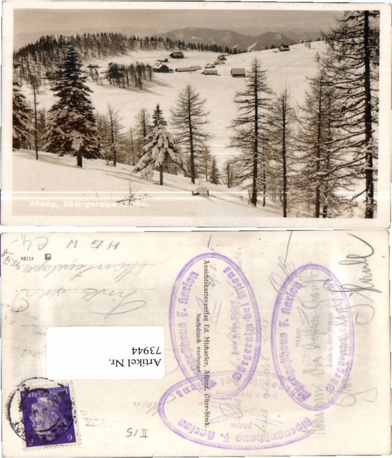 Alte Ansichtskarte – Old Postcard