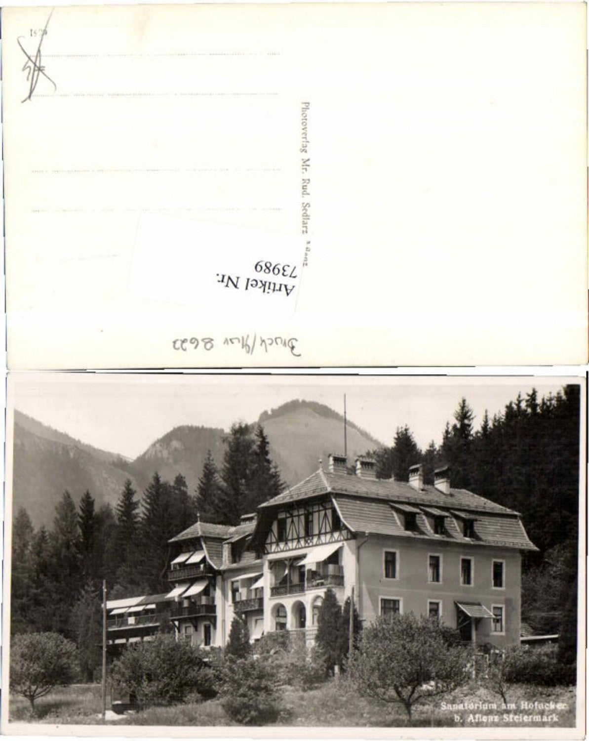 Alte Ansichtskarte – Old Postcard