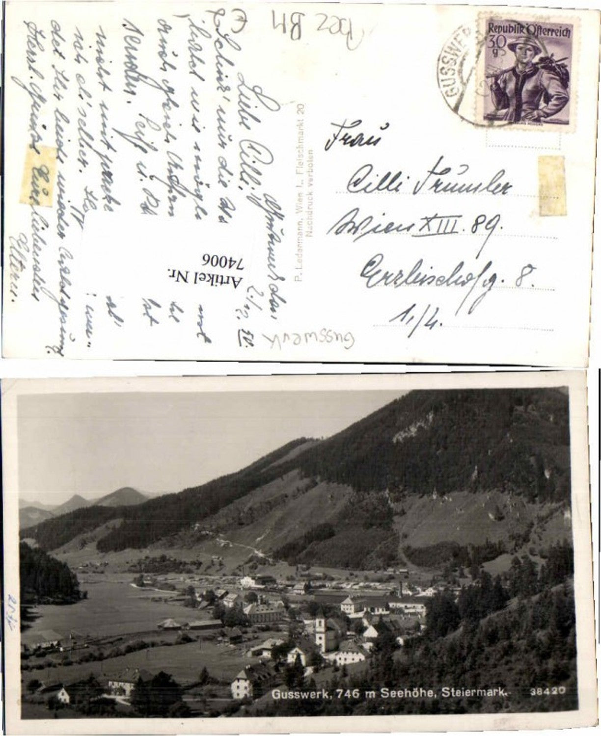 Alte Ansichtskarte – Old Postcard