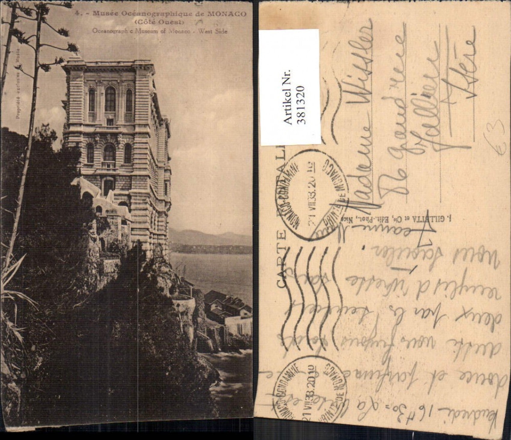 Alte Ansichtskarte – Old Postcard