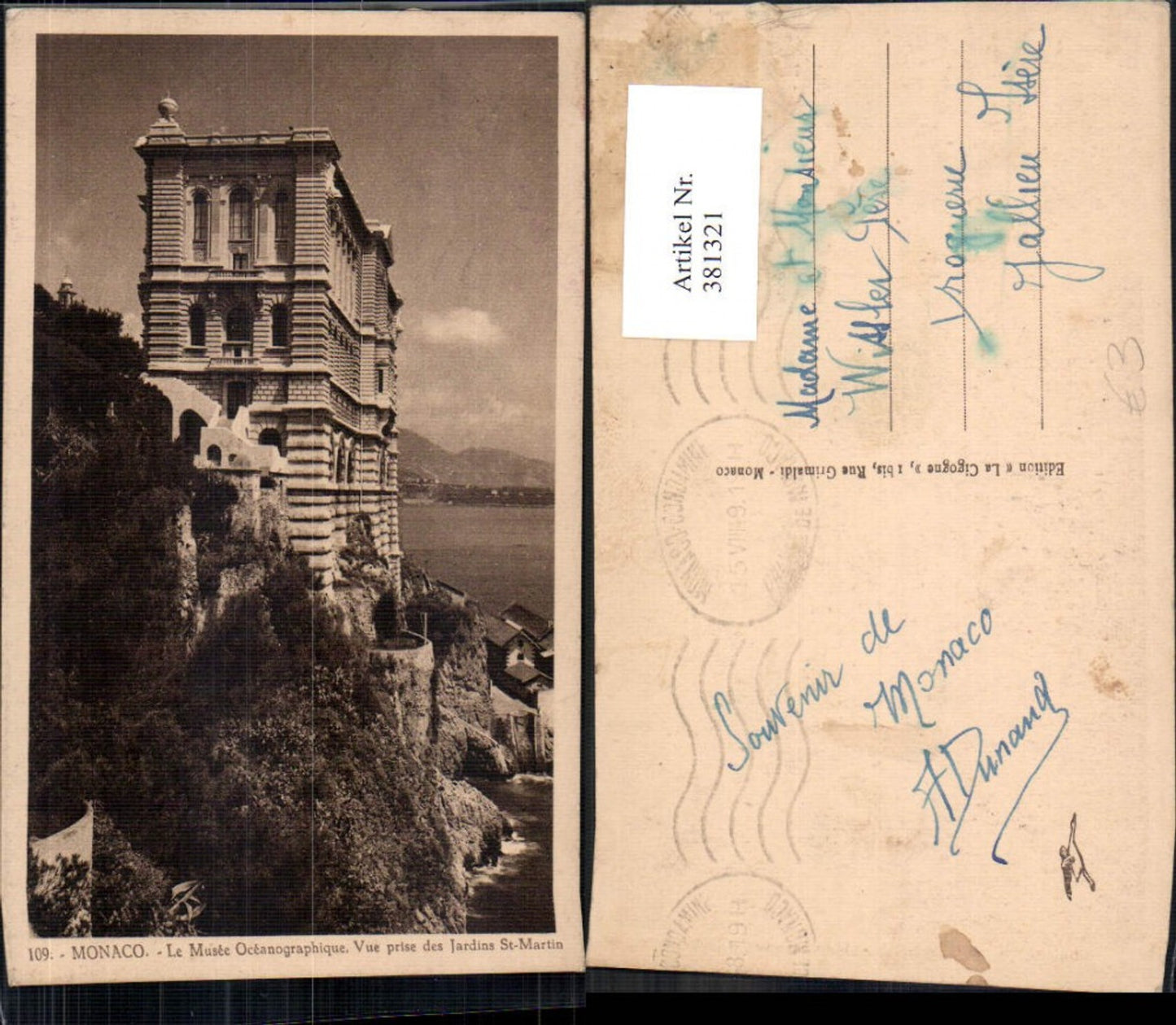 Alte Ansichtskarte – Old Postcard