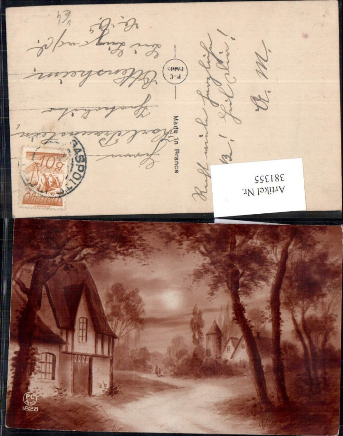 381355,Fotokunst Haus Schloss Turm Landschaft pub P. C. Paris
