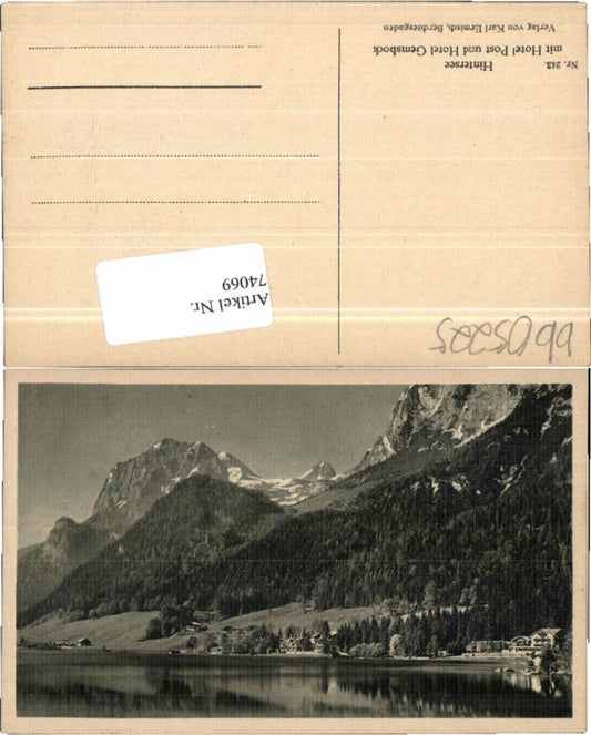 74069,Hintersee Berchtesgaden Hotel Post Gemsbock