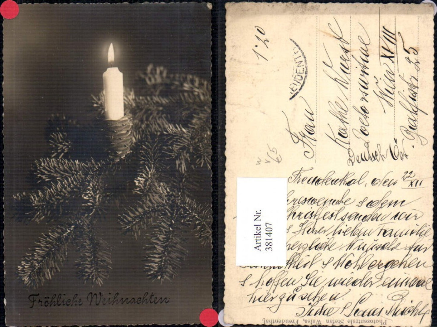 381407,Fotokunst Brennende Kerze Tannenzweig pub Stefan Walsa Freudenthal