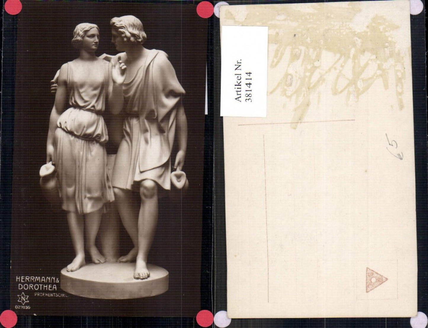 381414,Fotokunst Hermann & Dorothea Prof. Hentschel Statue pub Novolito 027030