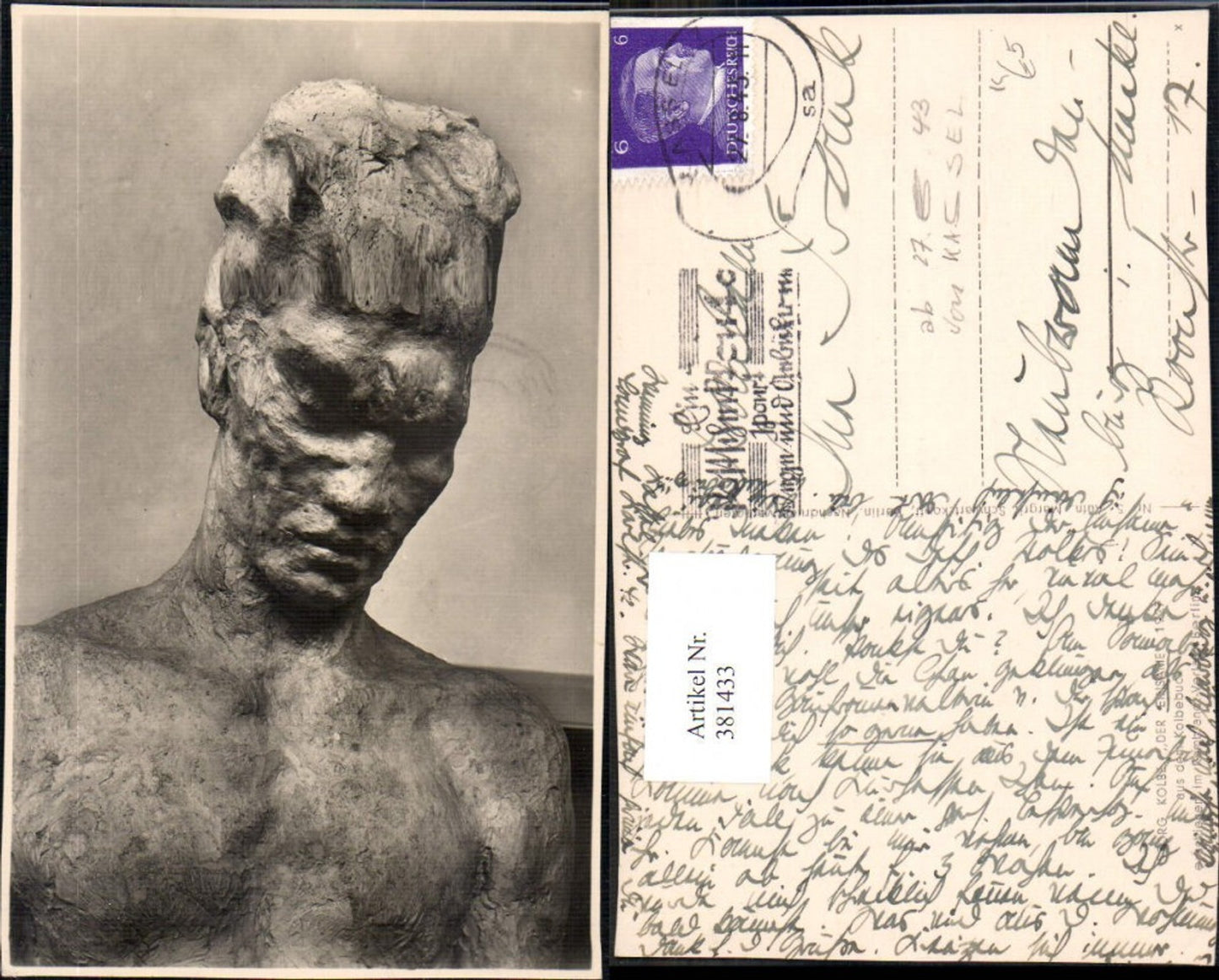 381433,Fotokunst Georg Kolbe Der Einsame Statue pub Margrit Schwartzkopff Berlin 5
