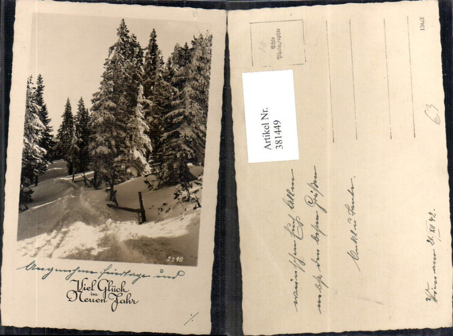 381449,Fotokunst Tannenbäume Winterlandschaft Wald