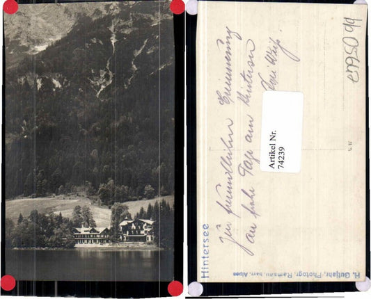 74239,Fotokarte Hintersee bei Berchtesgaden Ramsau