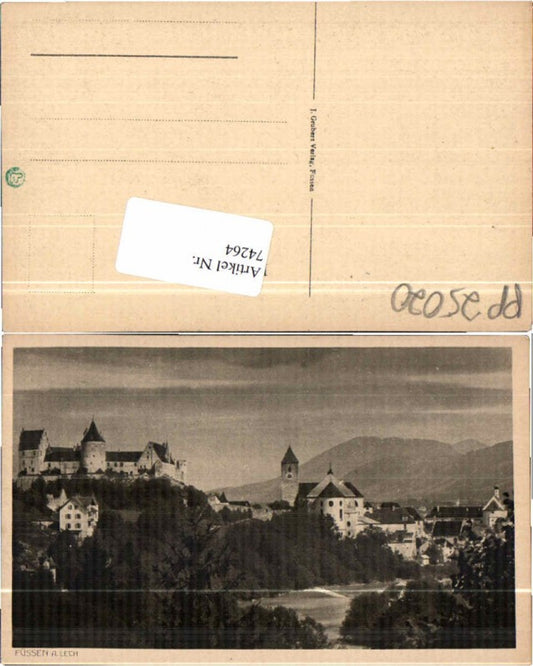 74264,Füssen am Lech Totale 1915